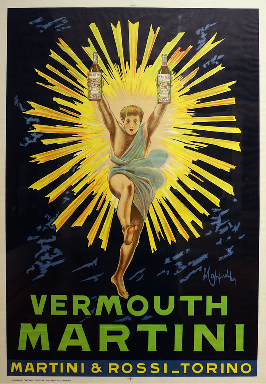 Vintage Martini poster (1920s) | Man cave posters | Leonetto Cappiello Posters, Prints, & Visual Artwork The Trumpet Shop   