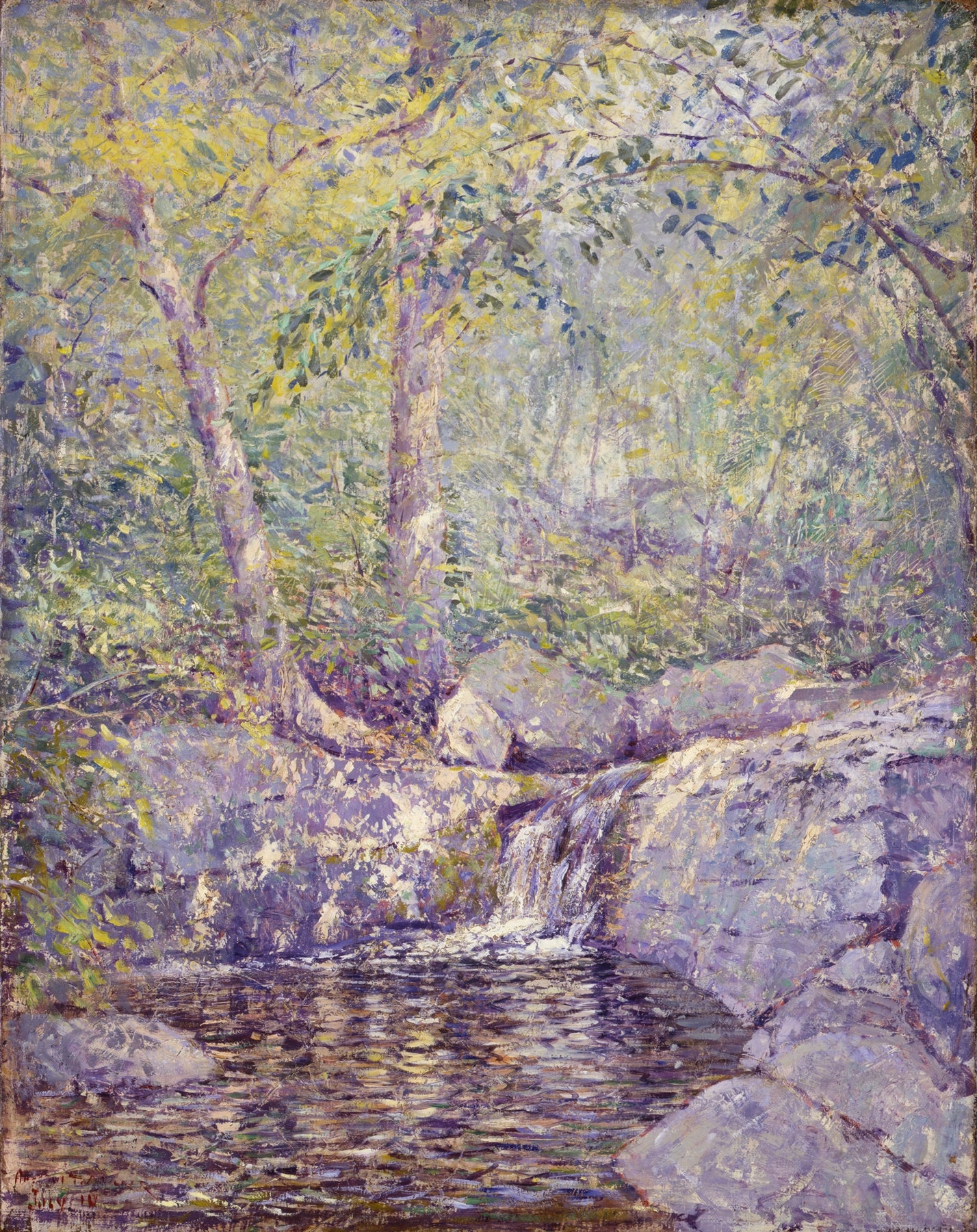 Waterfall print (1900s) | Addison Thomas Millar Posters, Prints, & Visual Artwork The Trumpet Shop   