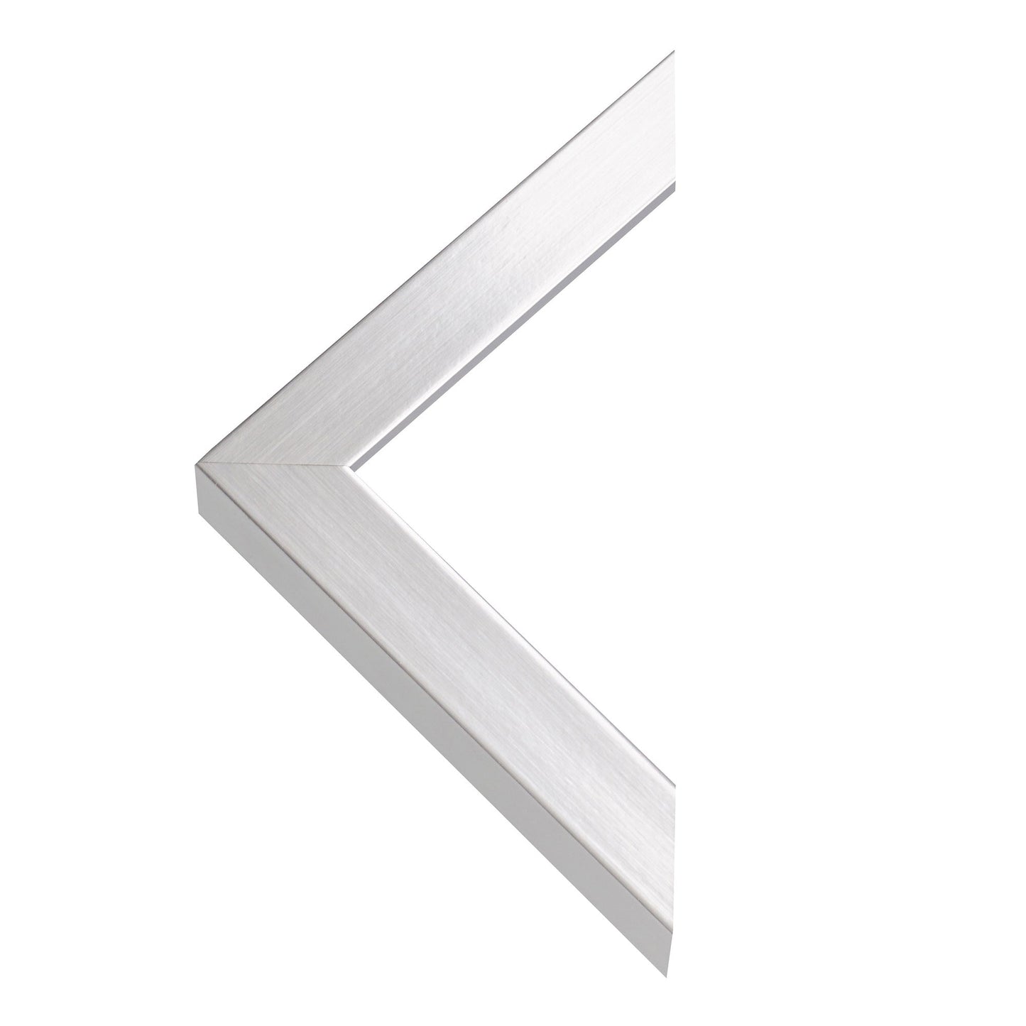 White rectangular frame on a white background