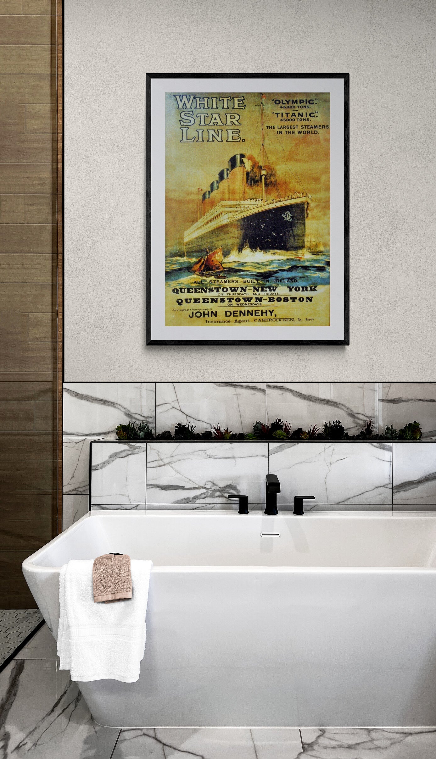 Vintage Titanic poster, White Star Line (1)(1910) Posters, Prints, & Visual Artwork The Trumpet Shop   