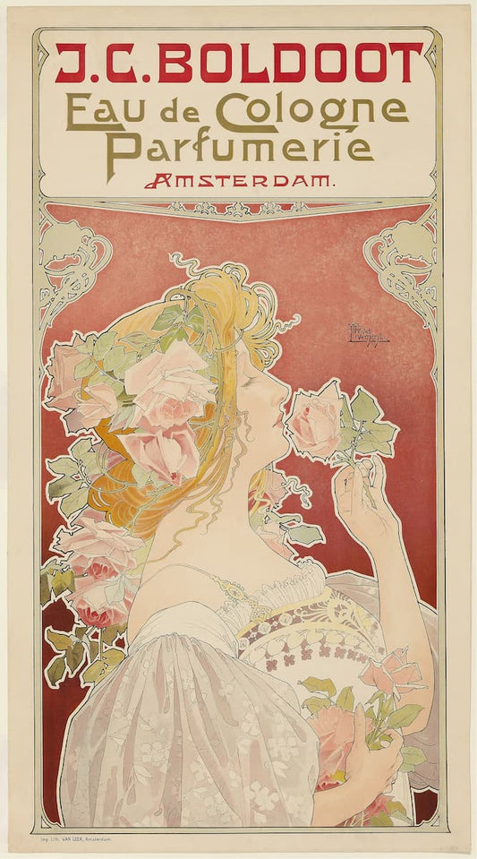 Perfume JC Boldoot (década de 1890) | Carteles de Henri Privat-Livemont