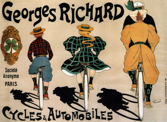 Georges Richard Cycles poster (1890s) | Vintage bicycle posters