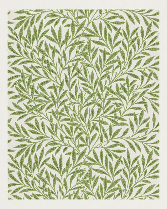 William Morris Willow print | 1870s Botanical Wallpaper Pattern Fine Art Giclée Reproduction