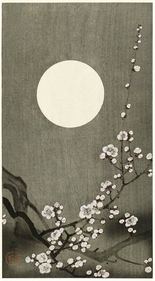 Blooming plum blossom (1900s) | Ohara Koson prints Posters, Prints, & Visual Artwork The Trumpet Shop   