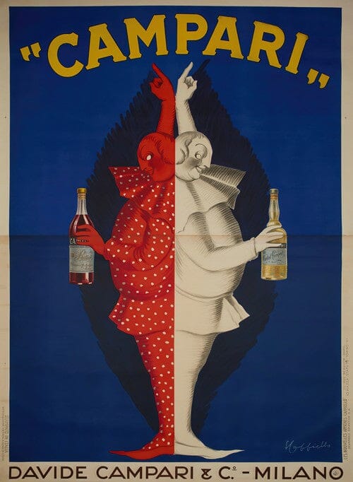 Campari Jesters (1920s) | Vintage Campari poster | Leonetto Cappiello Posters, Prints, & Visual Artwork The Trumpet Shop   