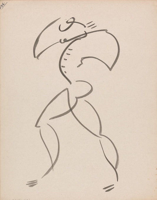 Dancing figure (1) (1915) | Henri Gaudier-Brzeska artwork prints Posters, Prints, & Visual Artwork The Trumpet Shop   