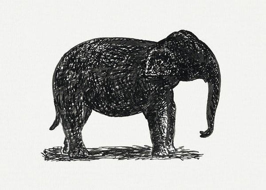 Elephant (1900s) | Leo Gestel artwork prints Posters, Prints, & Visual Artwork The Trumpet Shop   
