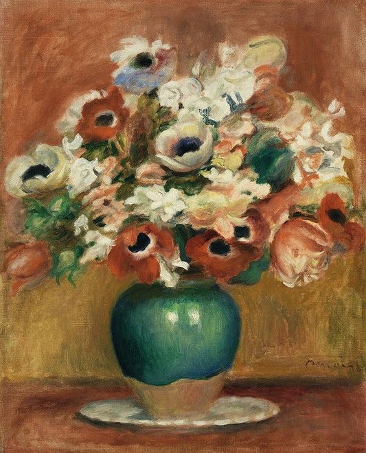 Flowers (1885) | Pierre-Auguste Renoir flowers prints  The Trumpet Shop   