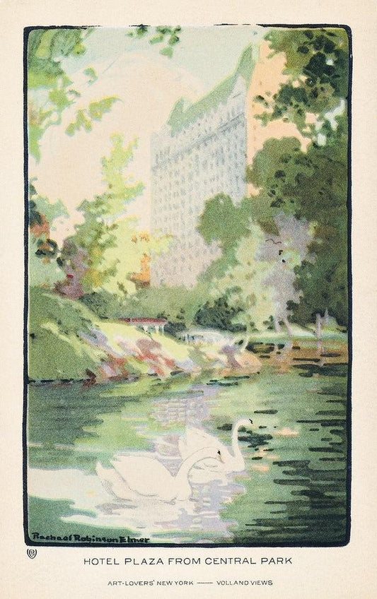 Central Park postcard (1914) | Rachael Robinson Elmer prints Posters, Prints, & Visual Artwork The Trumpet Shop   