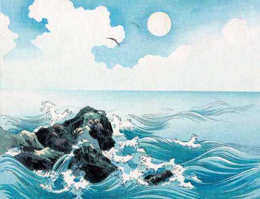 Kojima Island waves (c1900) | Traditional Japanese art prints Posters, Prints, & Visual Artwork The Trumpet Shop   