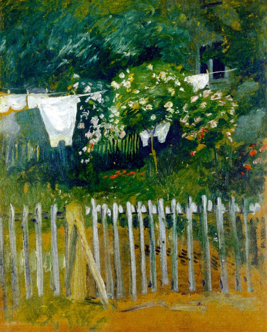 Clothes in the garden (1900s) | August Macke prints Posters, Prints, & Visual Artwork The Trumpet Shop Vintage Prints   