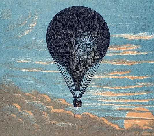 "Le Ballon" (1800s) | Vintage hot air balloon prints Posters, Prints, & Visual Artwork The Trumpet Shop   