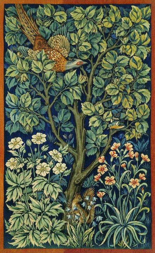 Pheasant (1900s) | William Morris bird prints | William Morris & Co Posters, Prints, & Visual Artwork The Trumpet Shop   