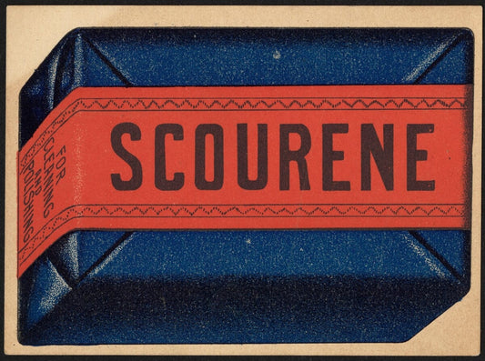 Scourene Vintage Soap poster (c1870) | Laundry room wall art Posters, Prints, & Visual Artwork The Trumpet Shop Vintage Prints   