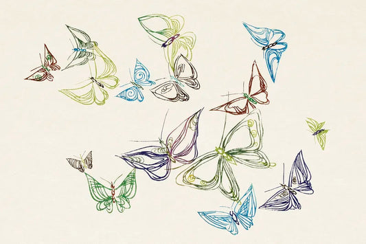 Butterfly (3) (1900s) | Kamisaka Sekka artwork prints Posters, Prints, & Visual Artwork The Trumpet Shop   