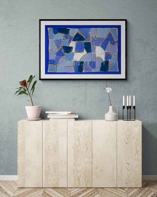 The Timeless Charm of Blue Wall Art Vintage Prints