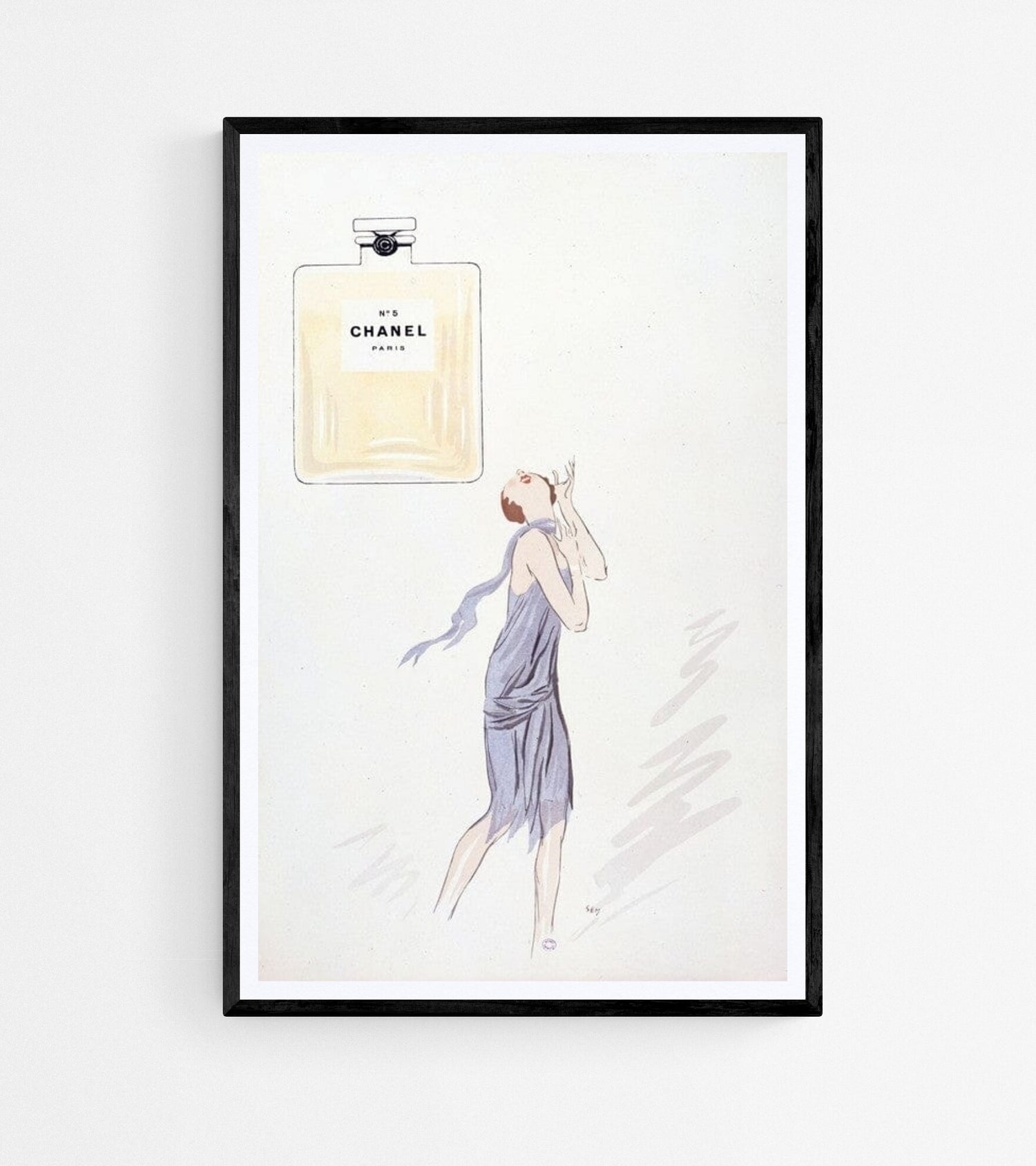 vintage perfume prints