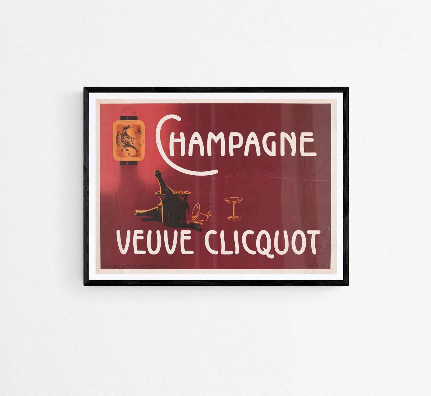 veuve clicquot vintage prints