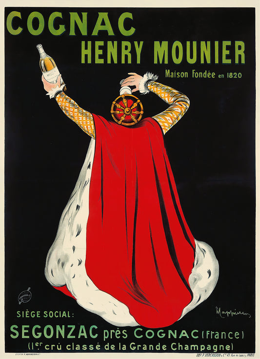 Cognac Mounier (1900s) | Man cave posters | Leonetto Cappiello Posters, Prints, & Visual Artwork The Trumpet Shop   