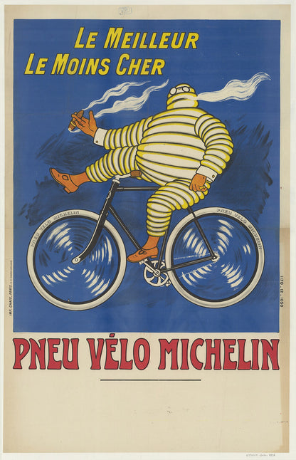 Michelin bicycle tyres poster (1900s)