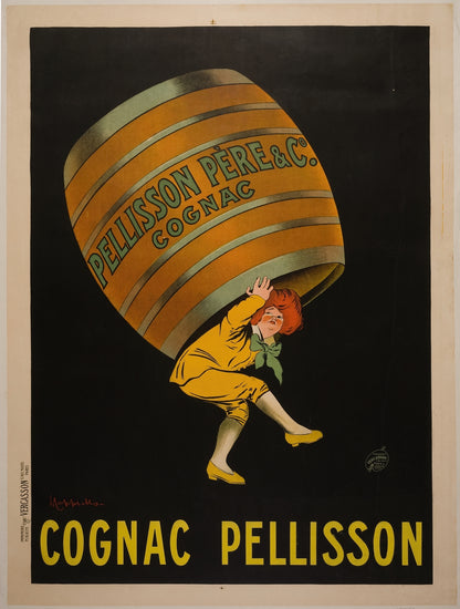 Cognac barrel advert (1900s) | Leonetto Cappiello artwork