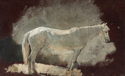 White horse (1868) | Winslow Homer