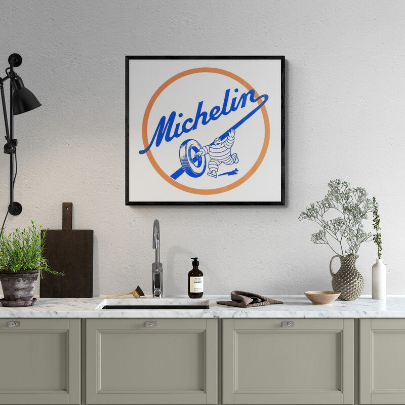 Michelin Logo poster (1940s) Posters, Prints, & Visual Artwork The Trumpet Shop   