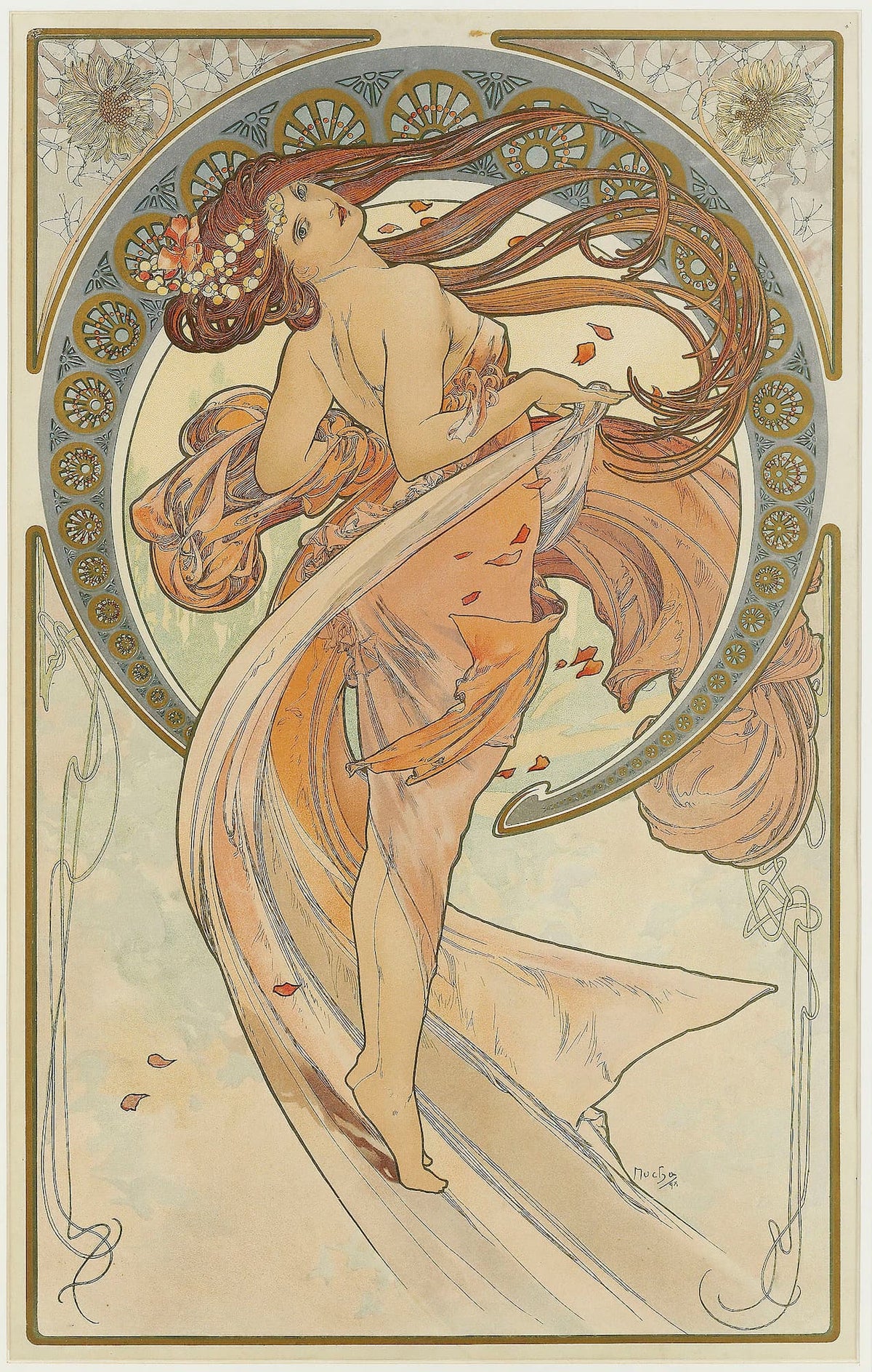 Lot 9 Affiches Art Nouveau Alphonse Mucha - Décoration Murale Vintage Française