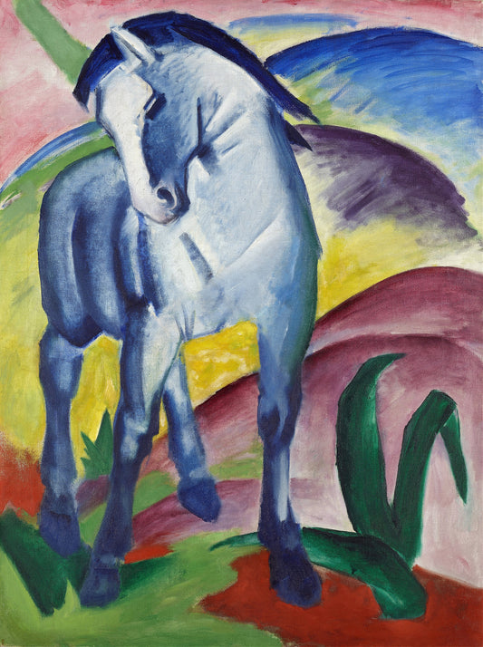 Franz Marc "Blue horse" print (1900s) Posters, Prints, & Visual Artwork The Trumpet Shop Vintage Prints   