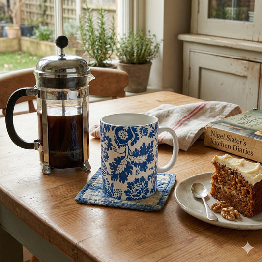 Venetian patterned mug (313ml / 11oz) | Design by William Morris (1800s)