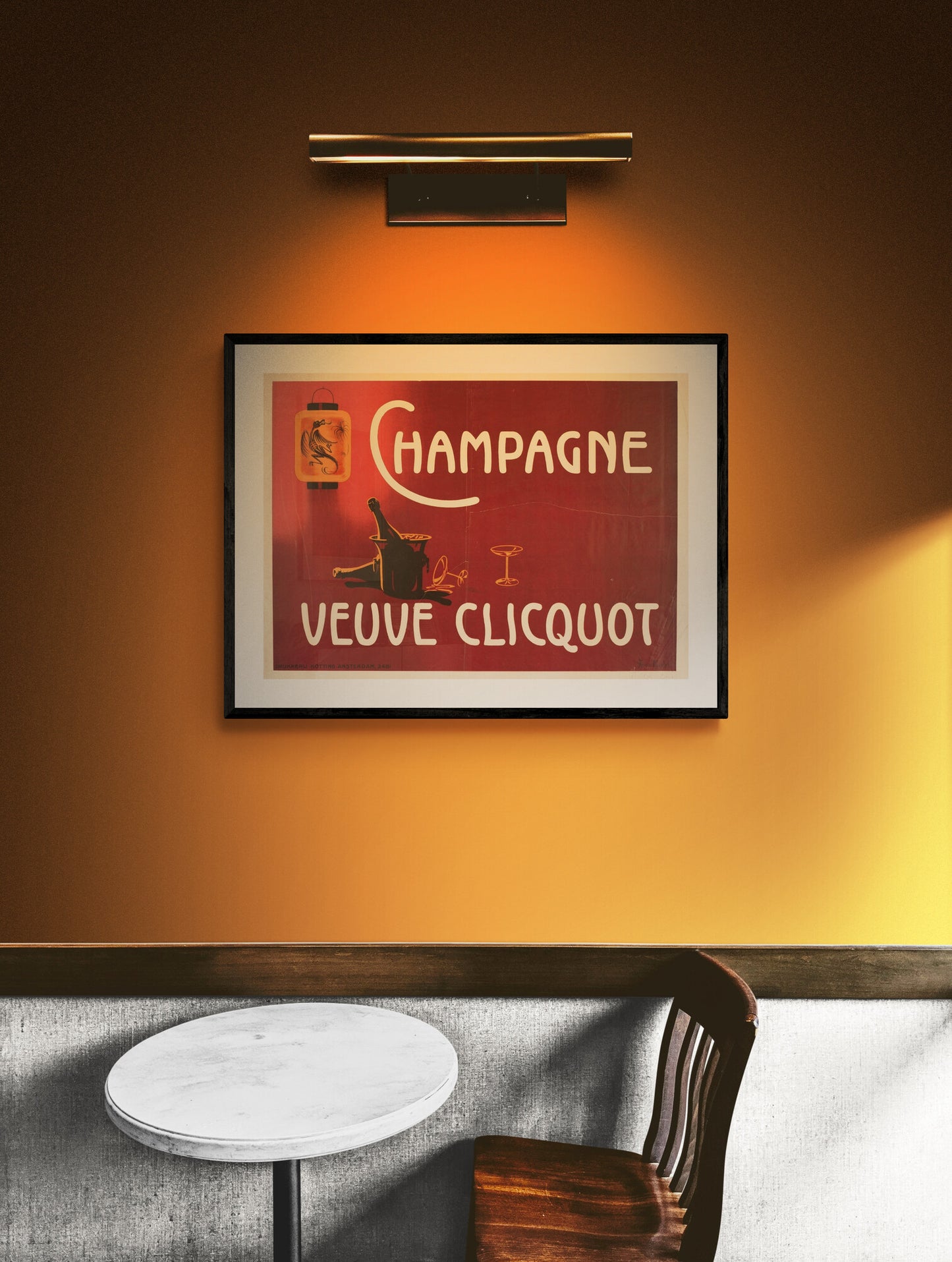Veuve Clicquot wall art (1900s) | Champagne | Arnold van Roessel Posters, Prints, & Visual Artwork The Trumpet Shop   