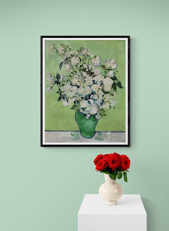 rosas blancas de Van Gogh (1890s) | Impresiones de Vincent Van Gogh