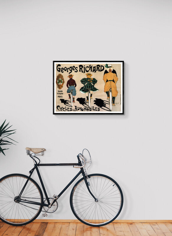Georges Richard poster (1890s) | Bicycle artwork Posters, Prints, & Visual Artwork The Trumpet Shop   