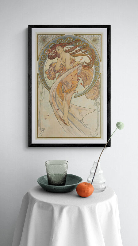 Alphonse Mucha "The Arts" painting print (1890s)