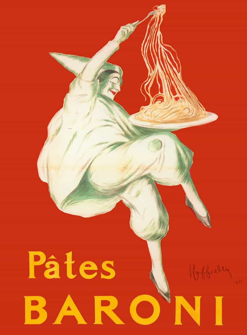 Pates Baroni poster (1900s) | Leonetto Cappiello Posters, Prints, & Visual Artwork The Trumpet Shop   
