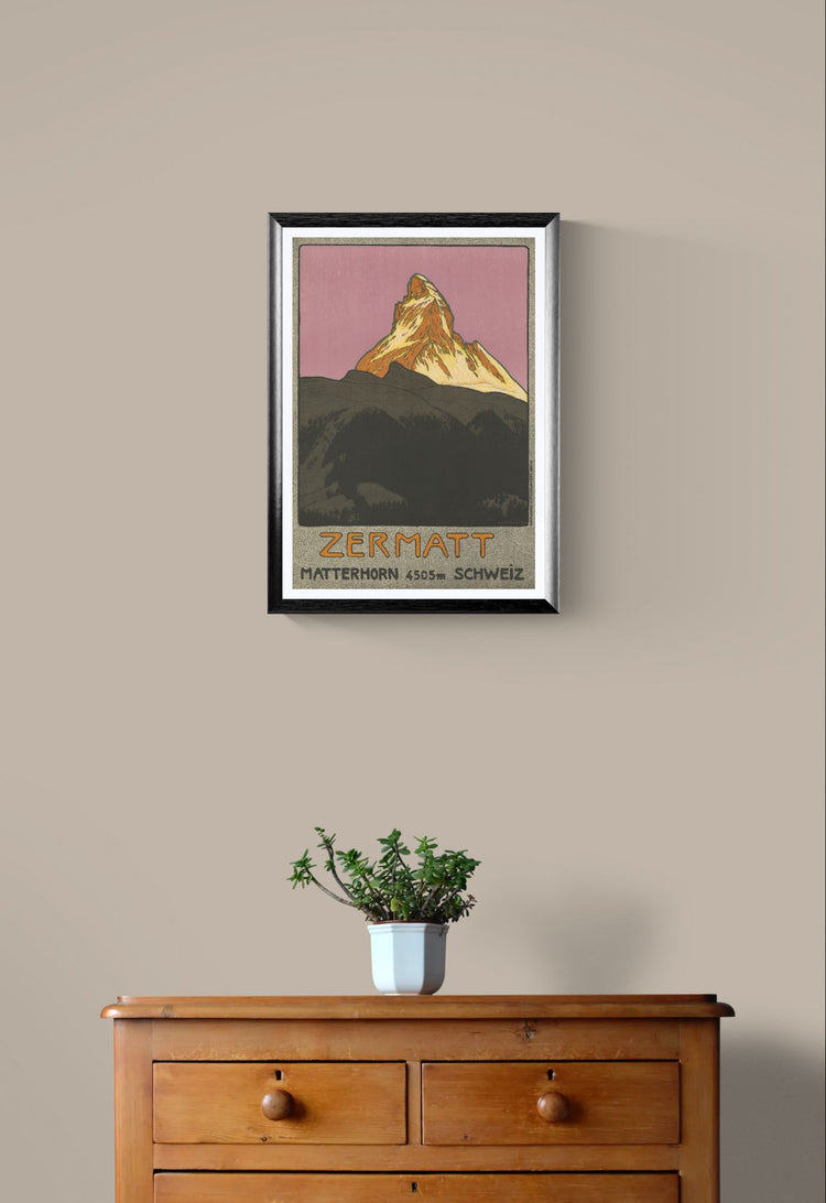 Zermatt poster - Emil Cardinaux (1908)