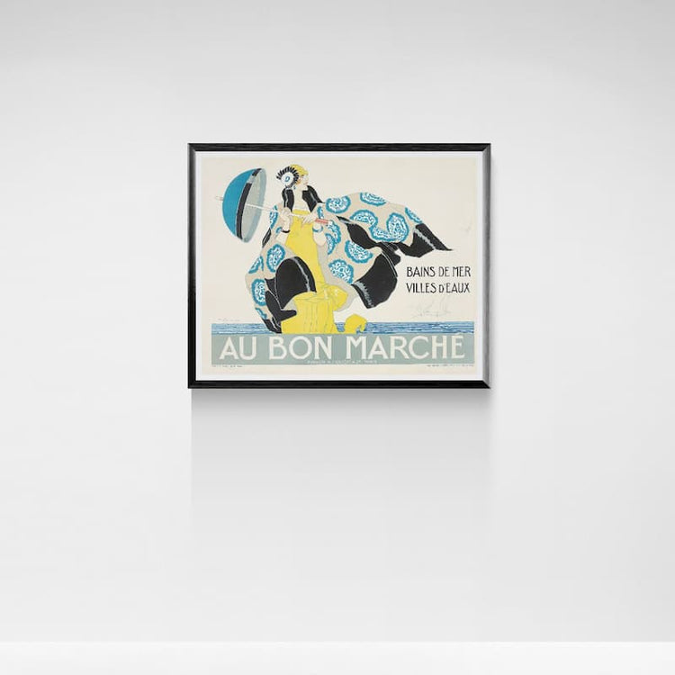Au Bon Marché ‘Bains de Mer’ Poster Print by René Vincent (c. 1925)