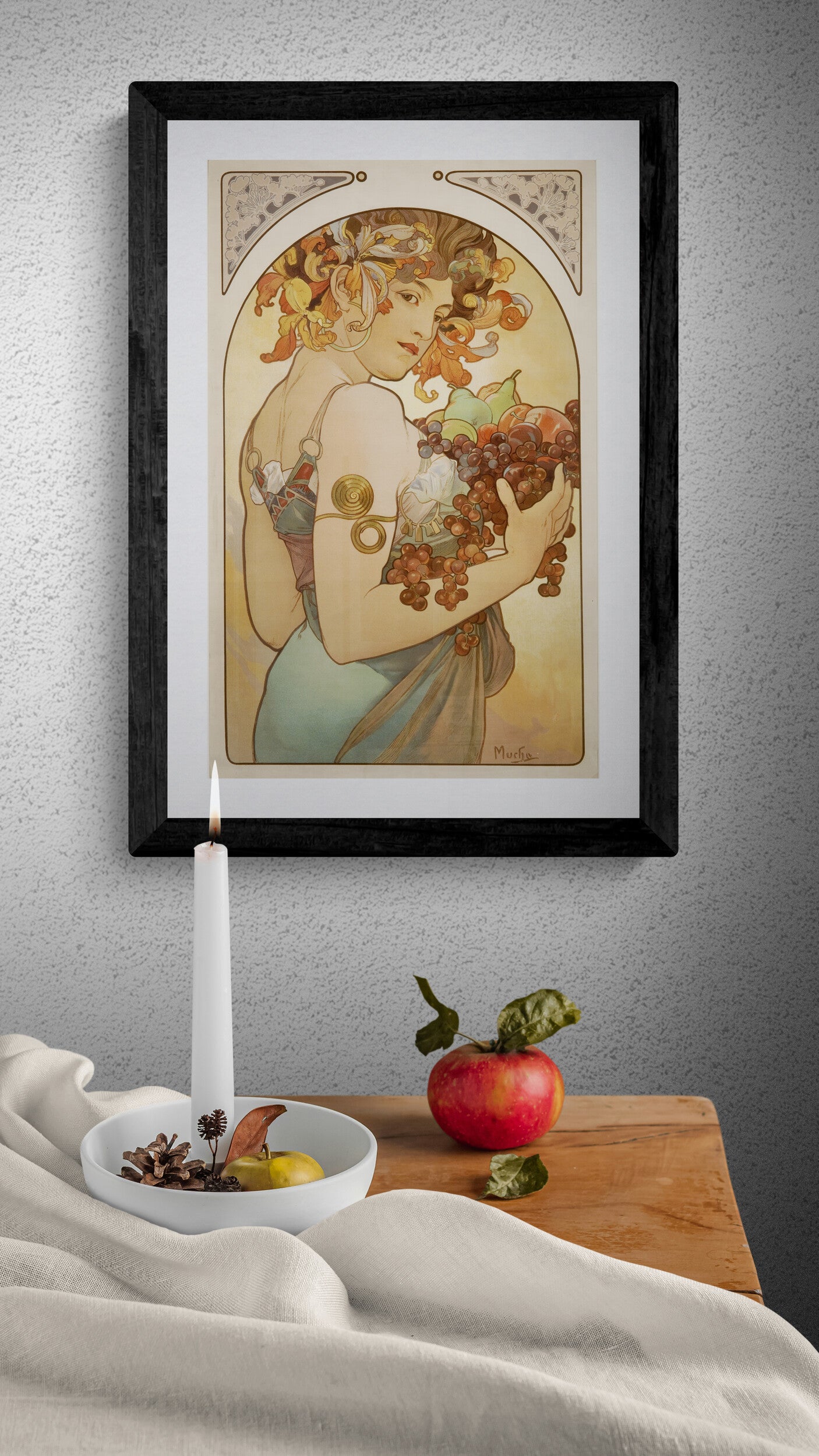 Alphonse Mucha "Fruit" (1890s)