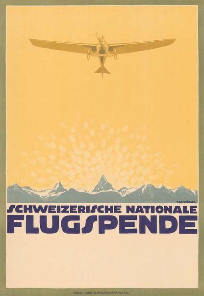 Swiss Aviation poster (1900s)