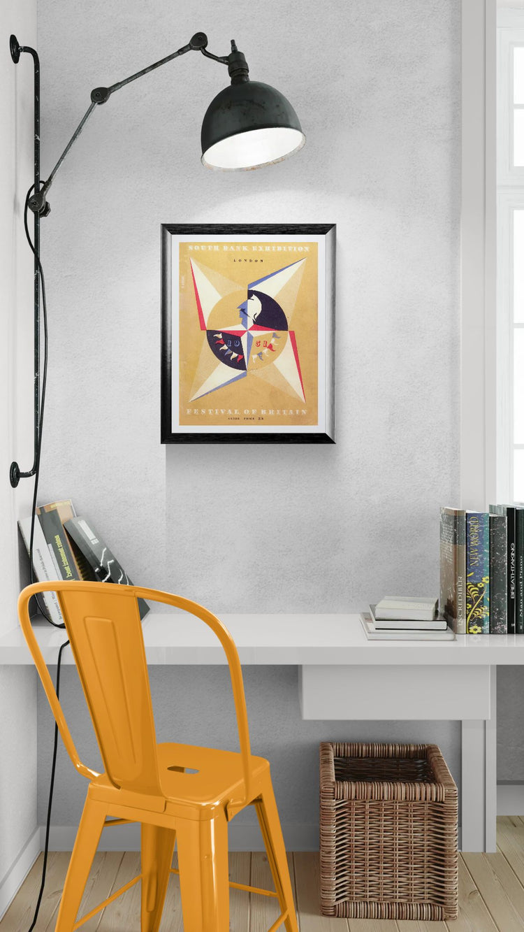Festival of Britain poster (1951) by Abram Games – Mid-Century Graphic Art