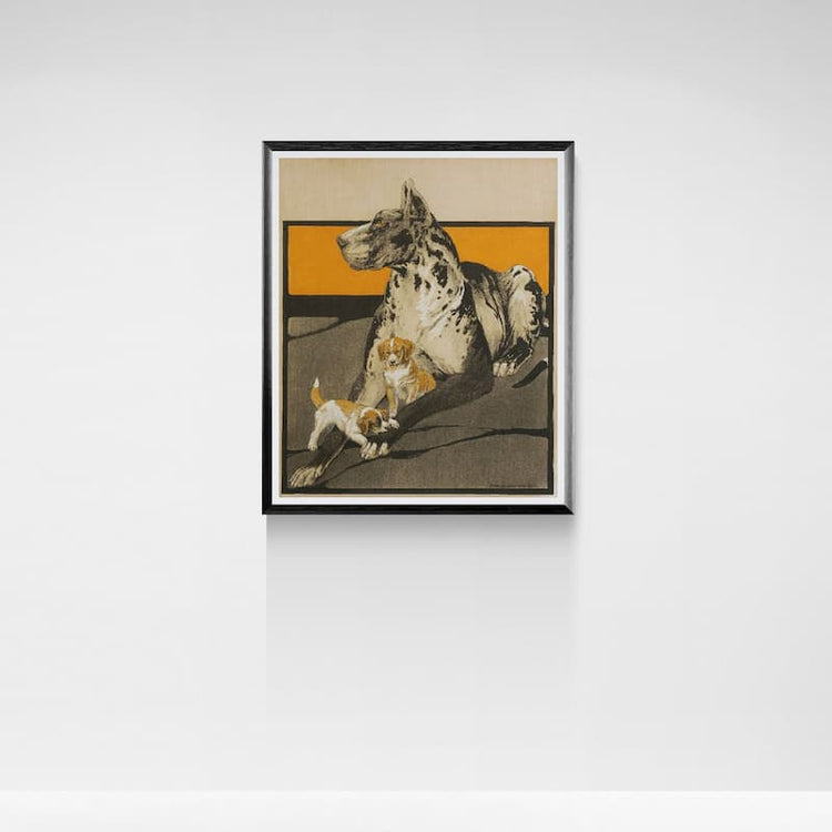 Great Dane Art Print by Charles Livingston Bull (c. 1920s)
