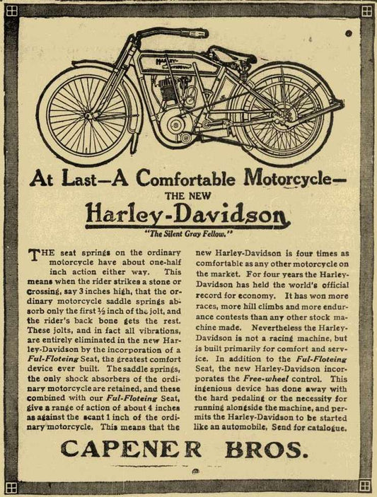 Harley Davidson poster (1912)