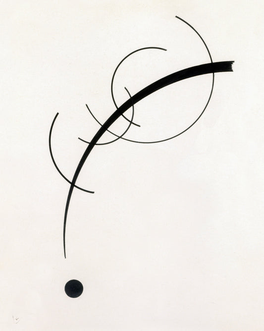 Free Curve to the Point (1920s) | Wassily Kandinsky artwork