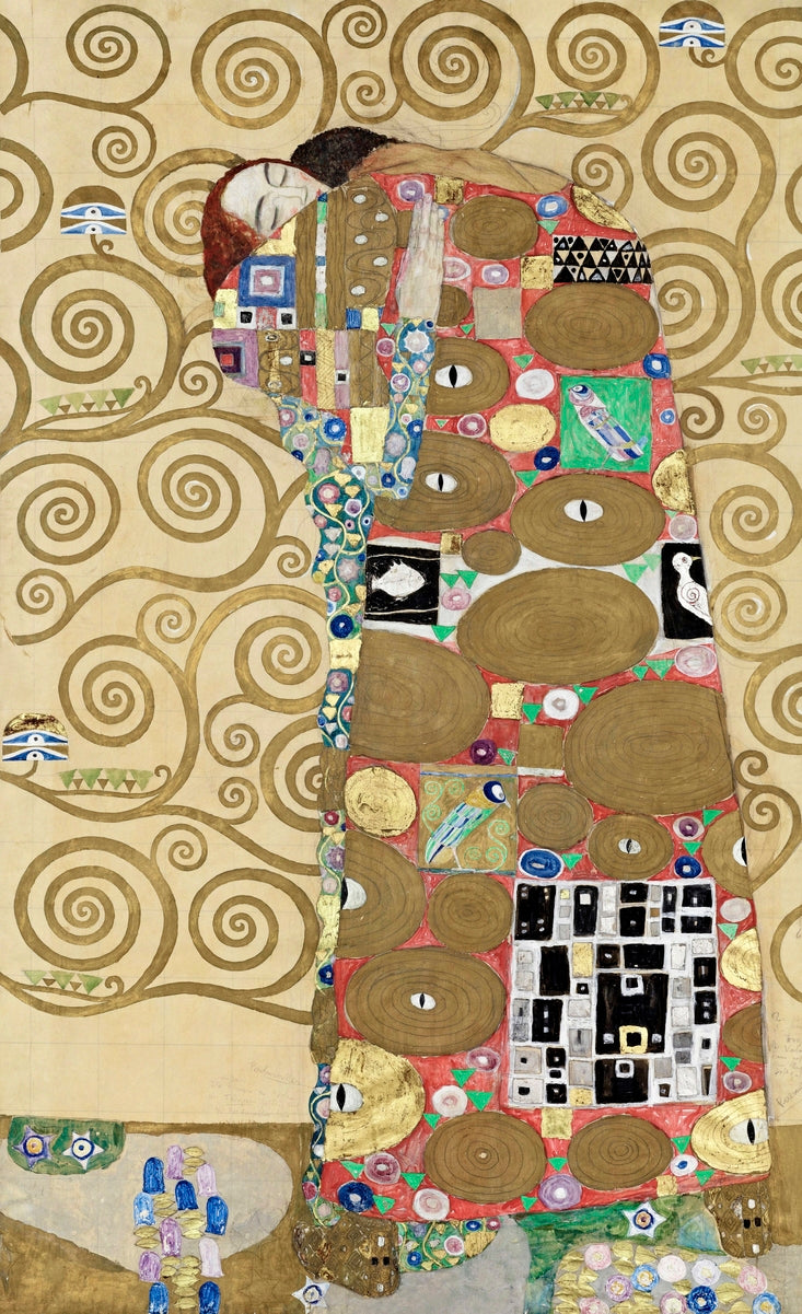 Fulfillment (1900s) | Gustav Klimt prints Posters, Prints, & Visual Artwork The Trumpet Shop   