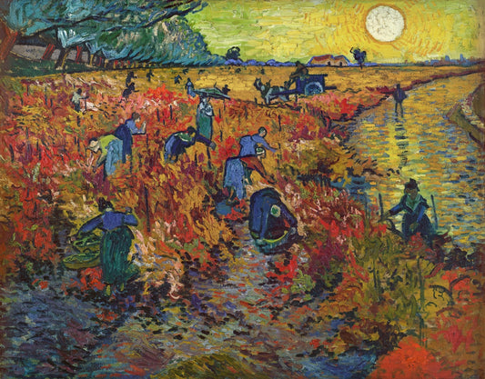 The Red Vineyard at Arles (1880s) | Vincent Van Gogh prints Posters, Prints, & Visual Artwork The Trumpet Shop   