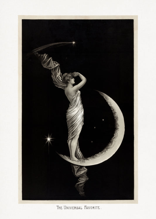 The Universal Favorite (1800s) | Moon vintage poster | Geo. H. Walker & Co Posters, Prints, & Visual Artwork The Trumpet Shop Vintage Prints   