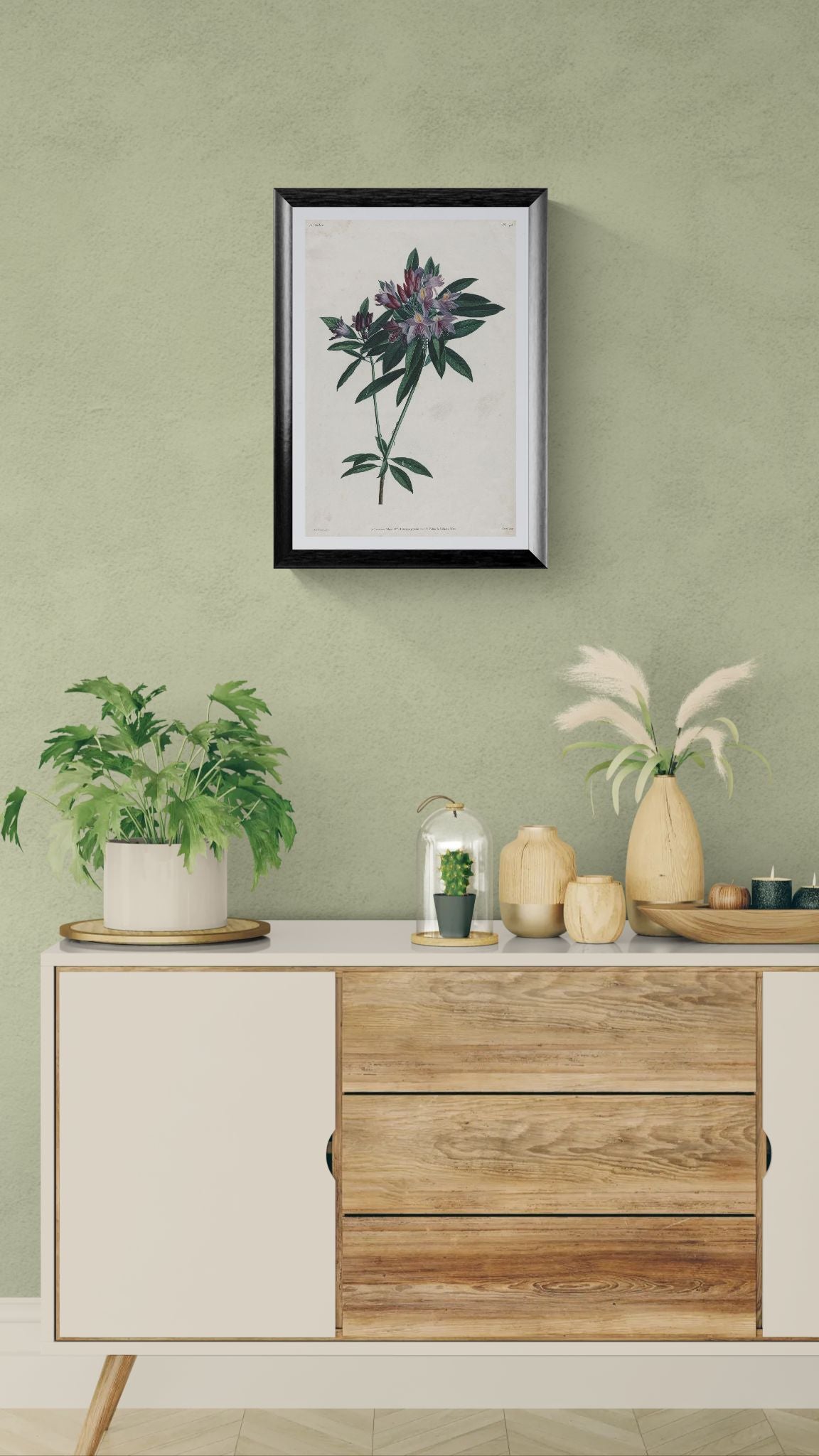 JL Prévost print -  "Pontic Rhododendron" 1805 Botanical Art – Vintage French Natural History Fine Art Giclée Reproduction