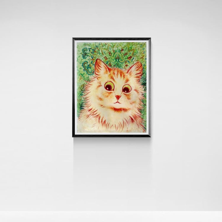 Kaleidoscope Cat Art Print by Louis Wain