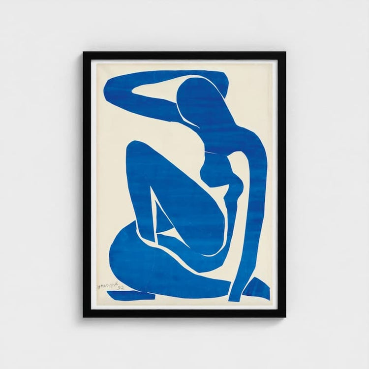 Matisse Blue Nude print (1952) Iconic Cut-Out Giclée Print