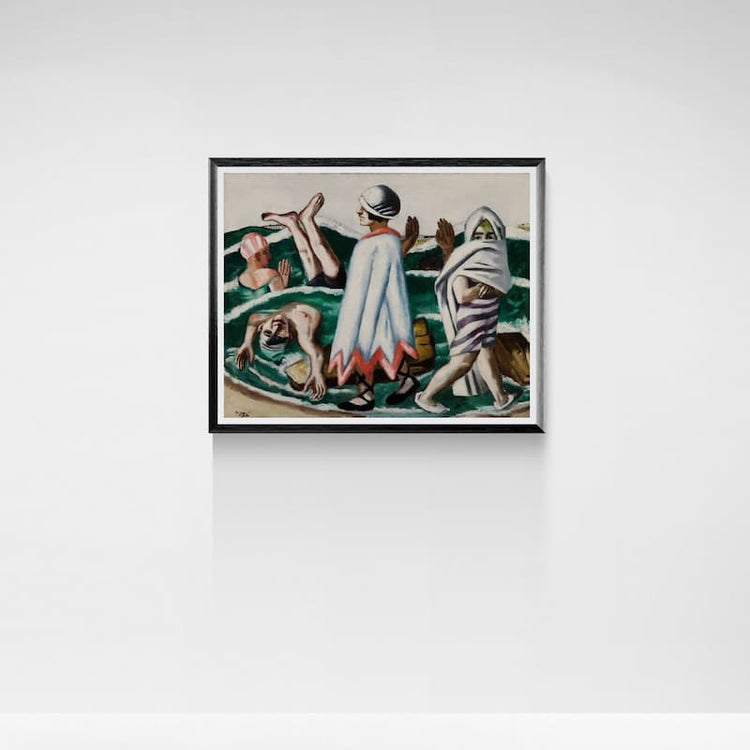 Lido Art Print by Max Beckmann (1924)